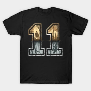 Strange Number 11 (gold-silver) T-Shirt